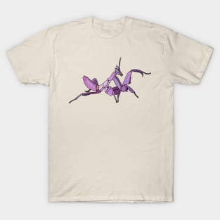 Orchid mantis cartoon illustration T-Shirt